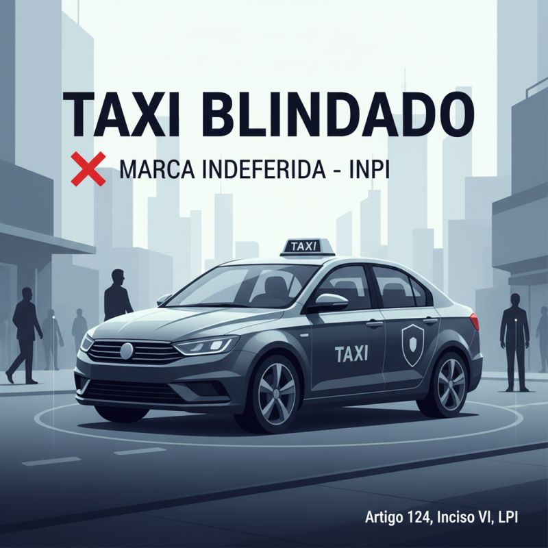 Marca Taxi Blindado indeferida no INPI